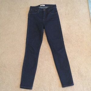Madewell 10" high-rise skinny jeans lucille wash